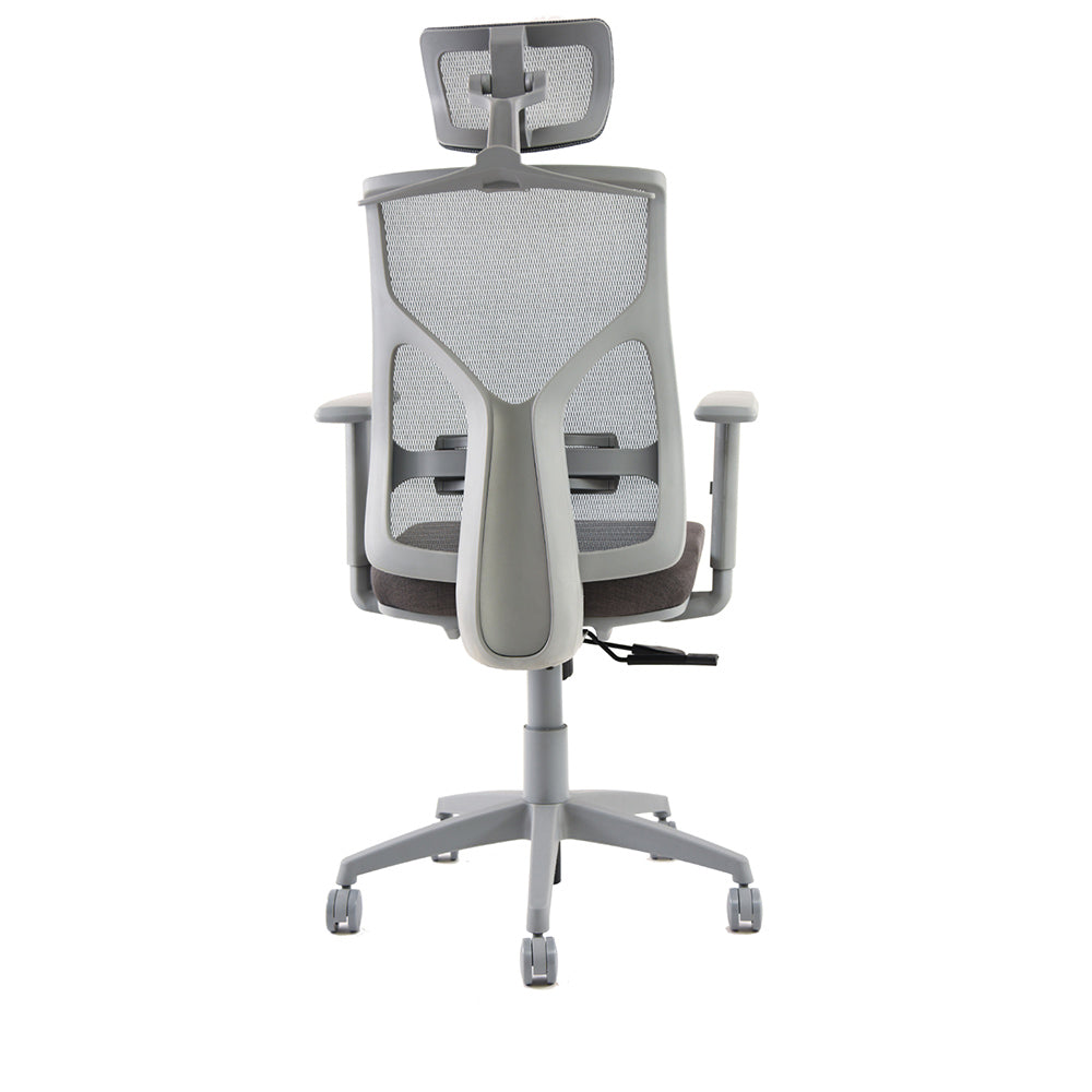 Silla Cool Gray con Cabezal Base gris